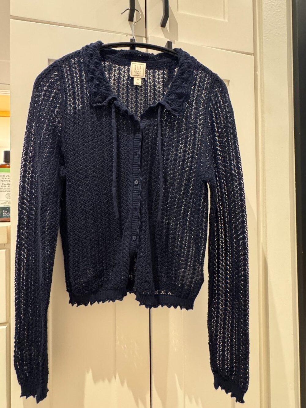 Gap x Doen Linen-Blend Sheer Sweater